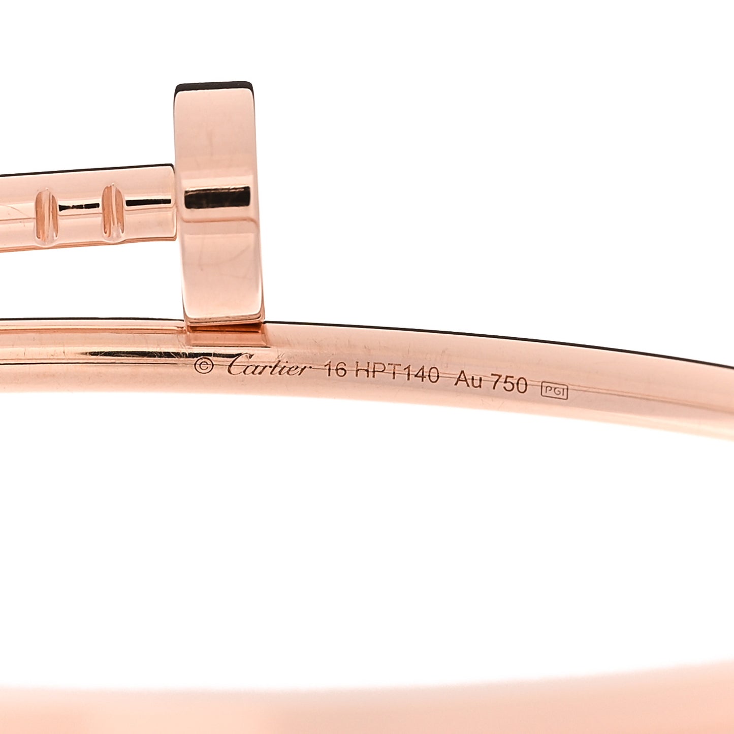18K Pink Gold Small Juste Un Clou Bracelet 16