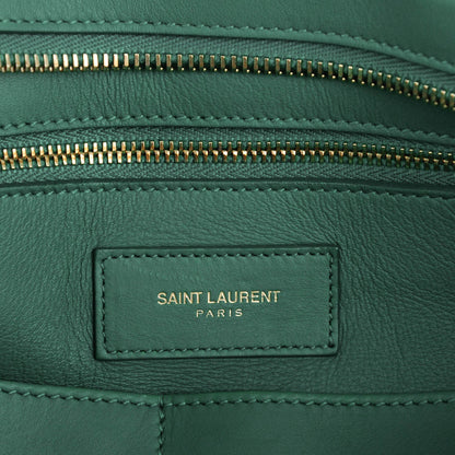 Saint Laurent Calfskin Medium Classic Y Cabas Green 6 of 6