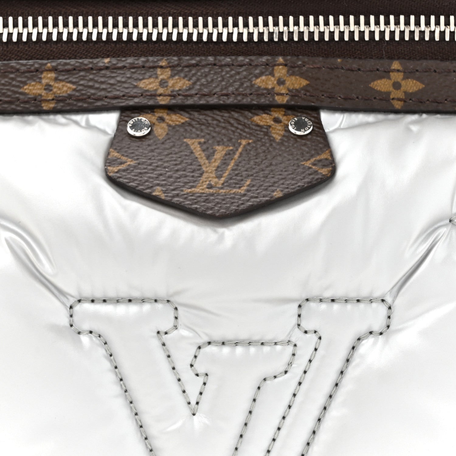 Louis Vuitton Econyl Monogram Pillow BumBag Silver 7 of 10