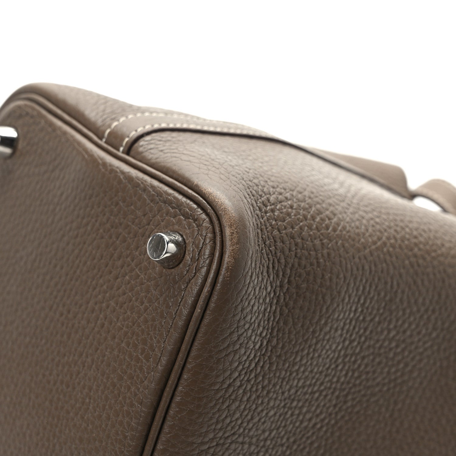 Hermes Taurillon Clemence Picotin Lock 18 PM Etoupe 11 of 12