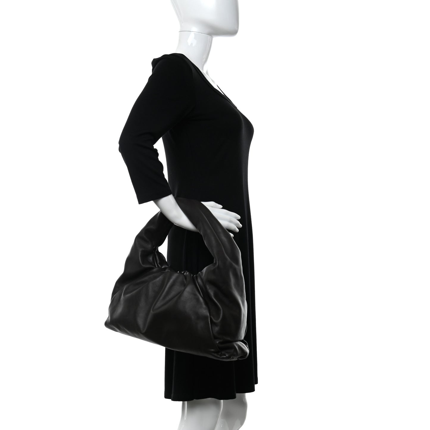 Smooth Butter Calfskin Small The Shoulder Pouch Fondente