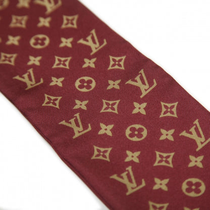 Louis Vuitton Silk Monogram Mirage Bandeau Bordeaux 3 of 6
