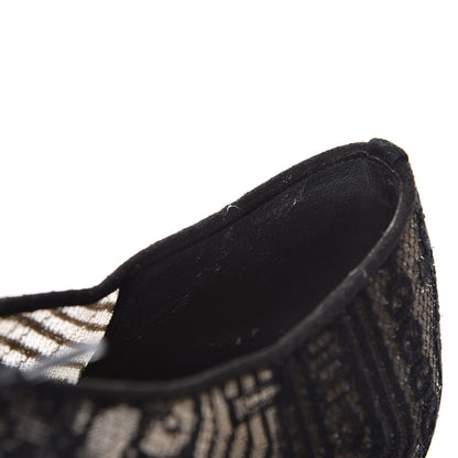 Chanel Lace Pearl Booties 39 Black 13 of 17