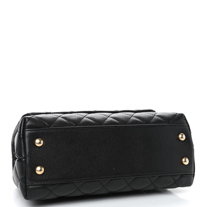 Chanel Caviar Quilted Mini Coco Handle Flap Black 3 of 4