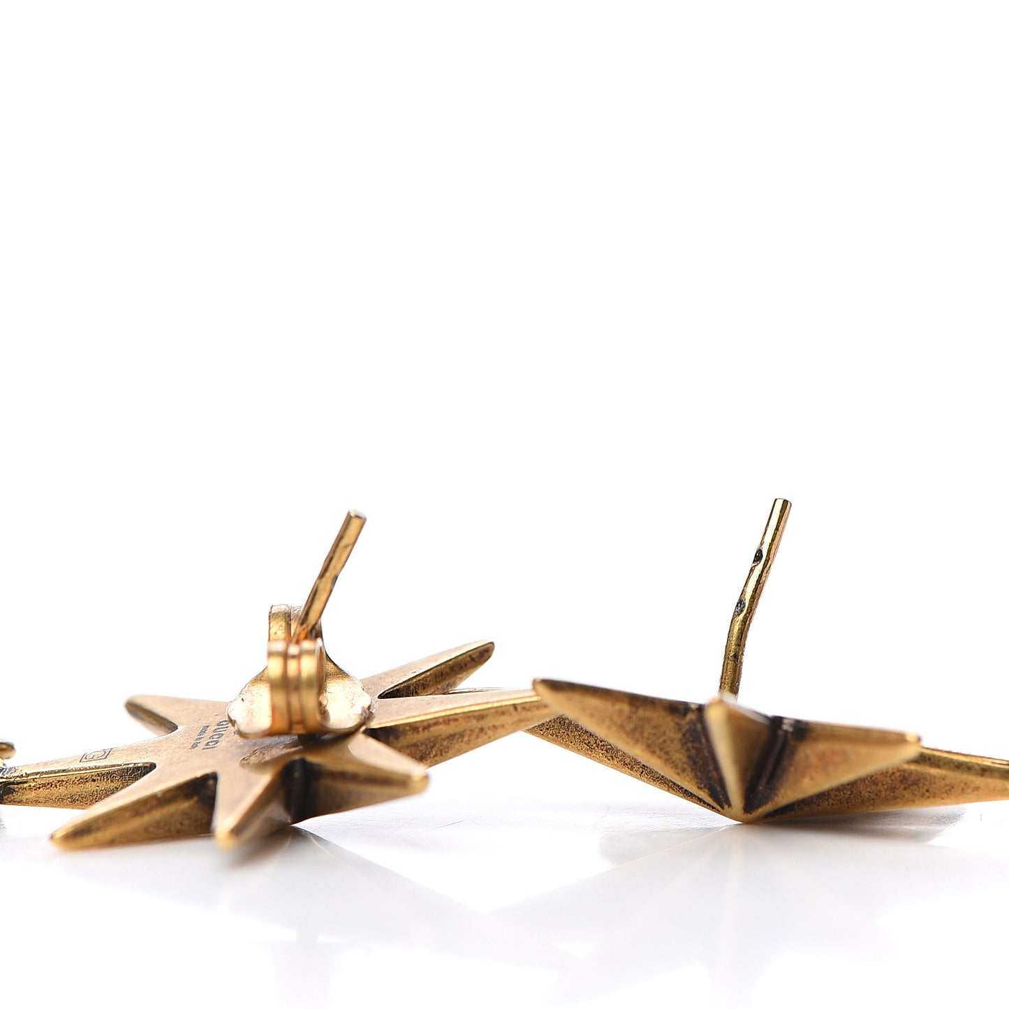 Gold Crystal Loved Single Earrings Multi