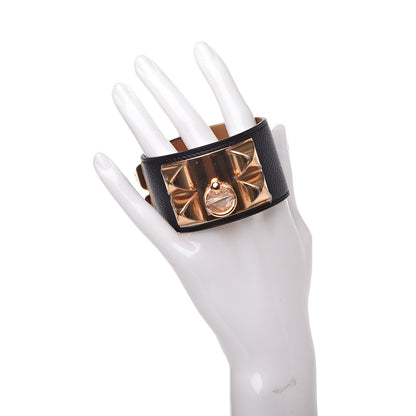 Hermes Epsom Collier de Chien CDC Bracelet S Black 2 of 7