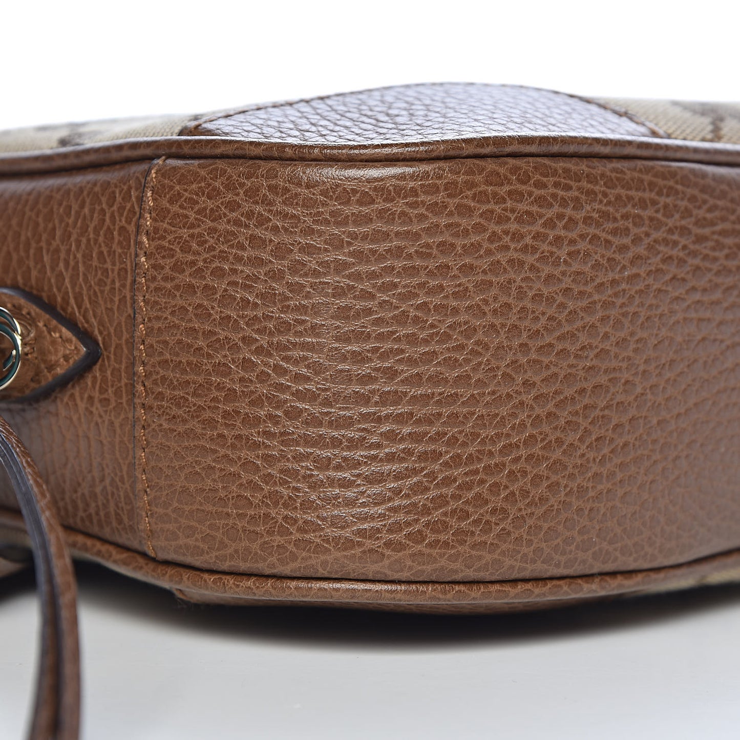 Monogram Mini Bree Messenger Bag Beige Tabacco