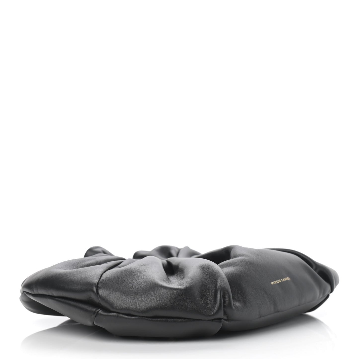 Lambskin Mini Scrunchie Bag Black