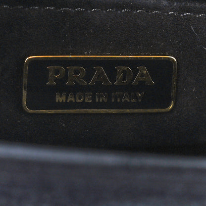 Prada Velvet Cahier Belt Bag Black 6 of 10