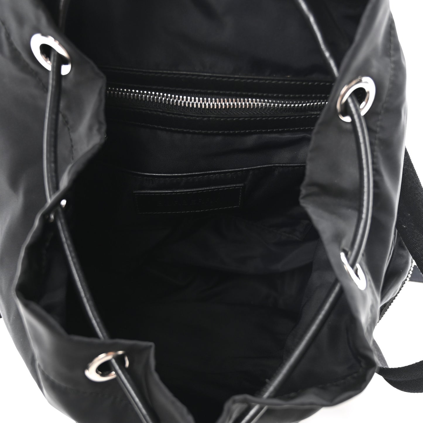 Nylon Logo Print Small Rucksack Backpack