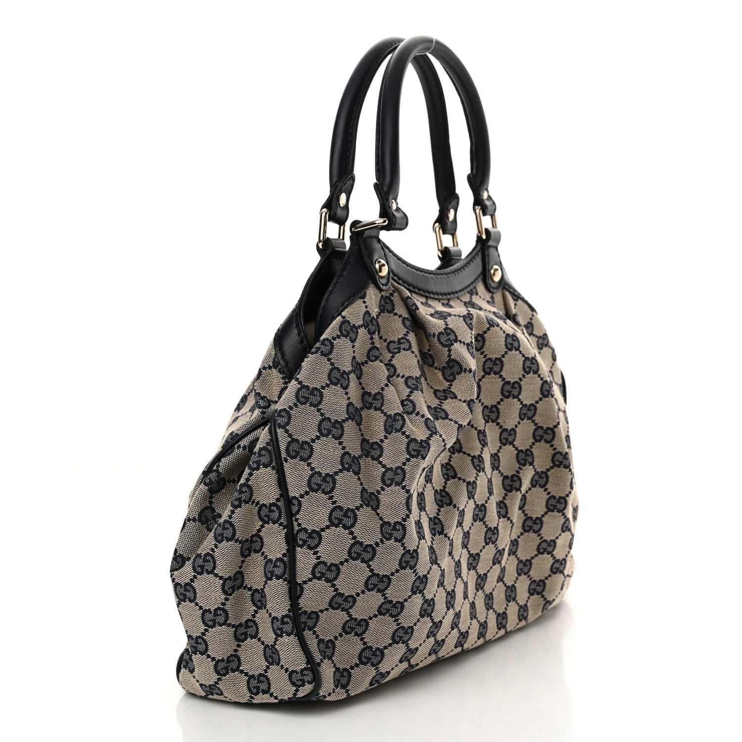 Gucci Monogram Medium Sukey Tote Navy 3 of 11