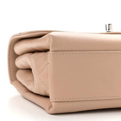 Chanel Calfskin Mini Tramezzo Flap Beige 9 of 11