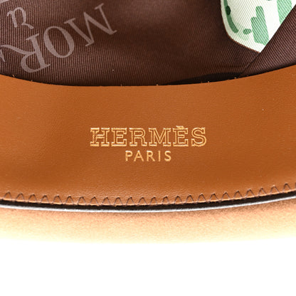 Hermes Rabbit Felt Brides de Gala Francoise Hat 58 Etoupe 8 of 10