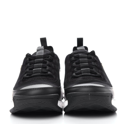 Chanel Velvet Calfskin Mixed Fibers CC Sneakers 38 Black 2 of 11