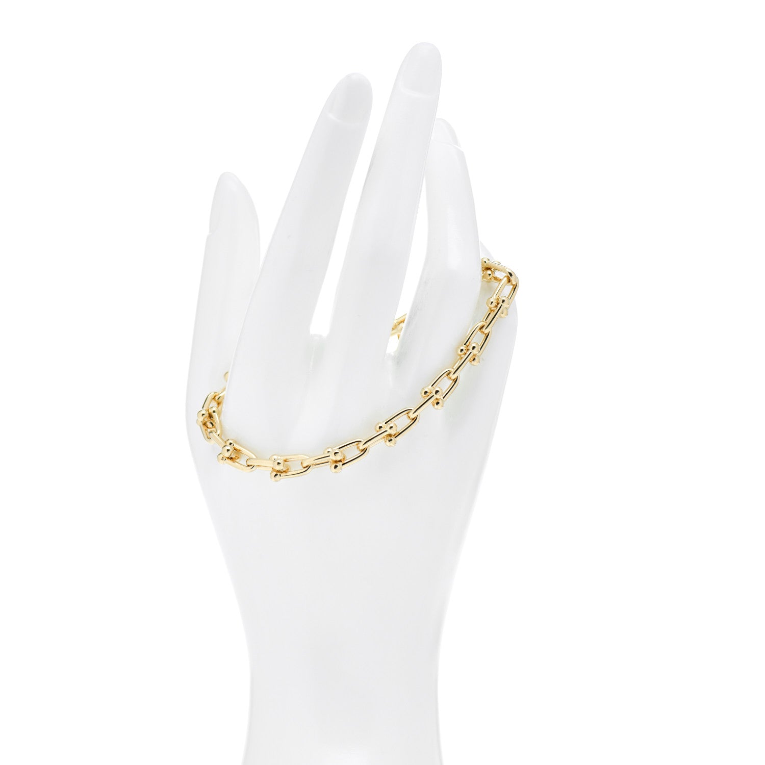 Tiffany 18K Yellow Gold Small HardWear Link Bracelet 2 of 5