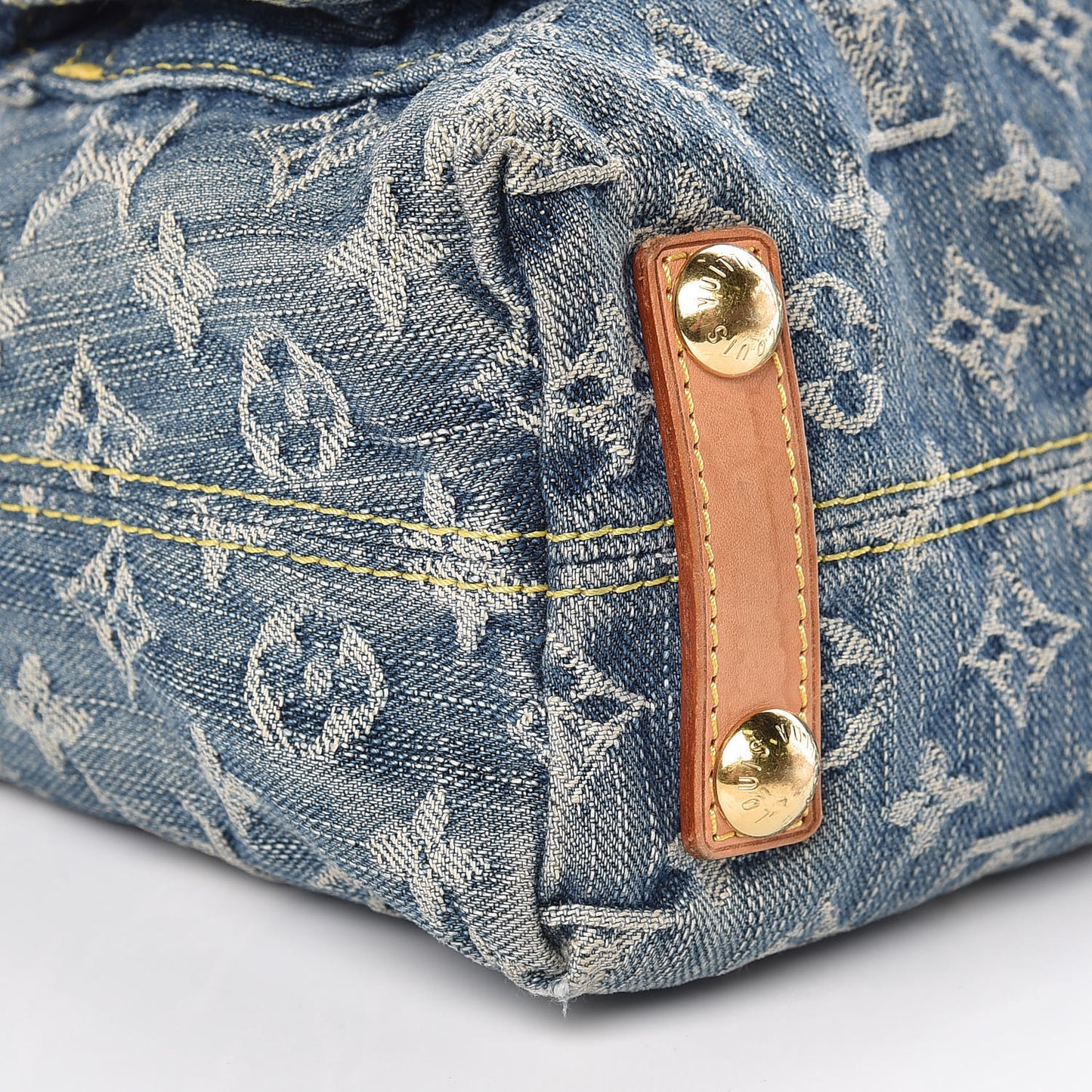 Monogram Denim Baggy PM Blue