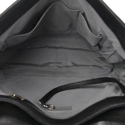 Chanel Washed Lambskin Quilted Maxi Chain Around Flap Black 5 of 10