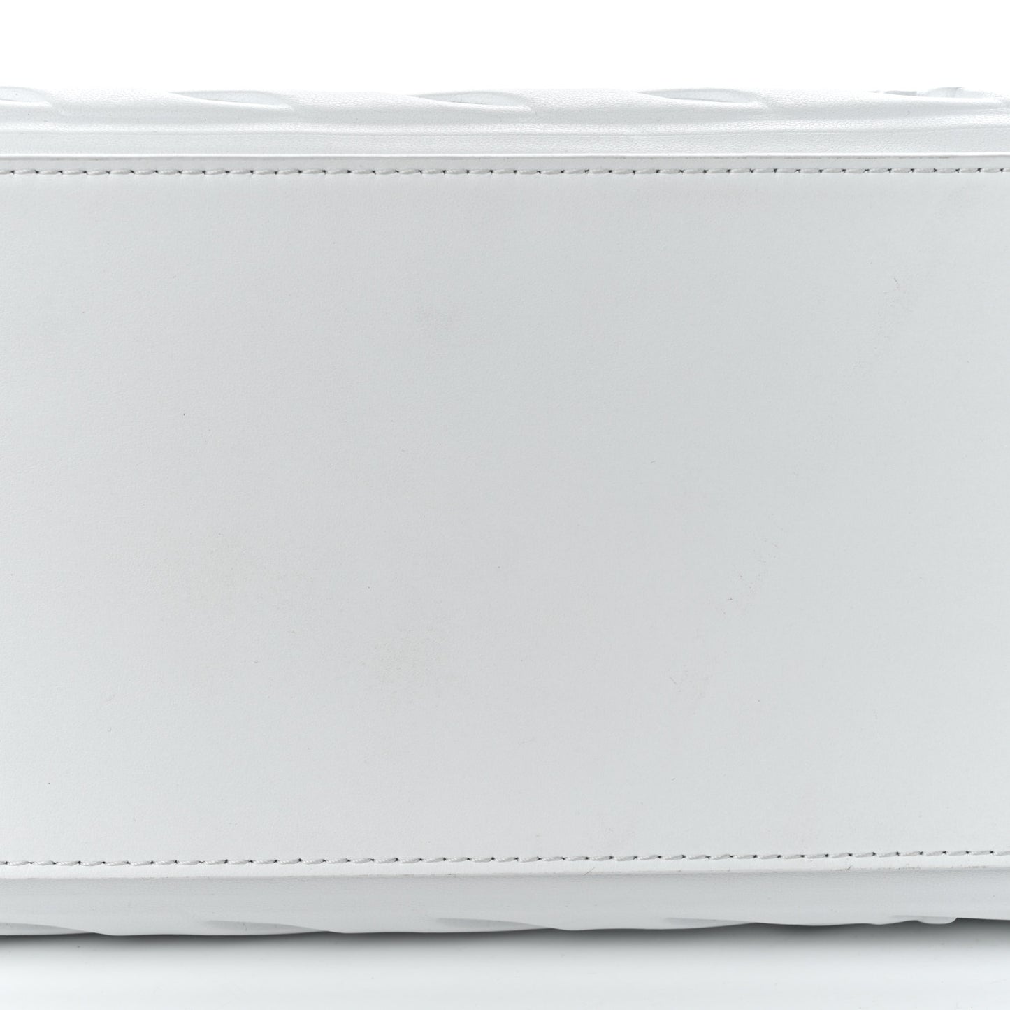 Calfskin LV Ornament Sac Plat 24H Optic White