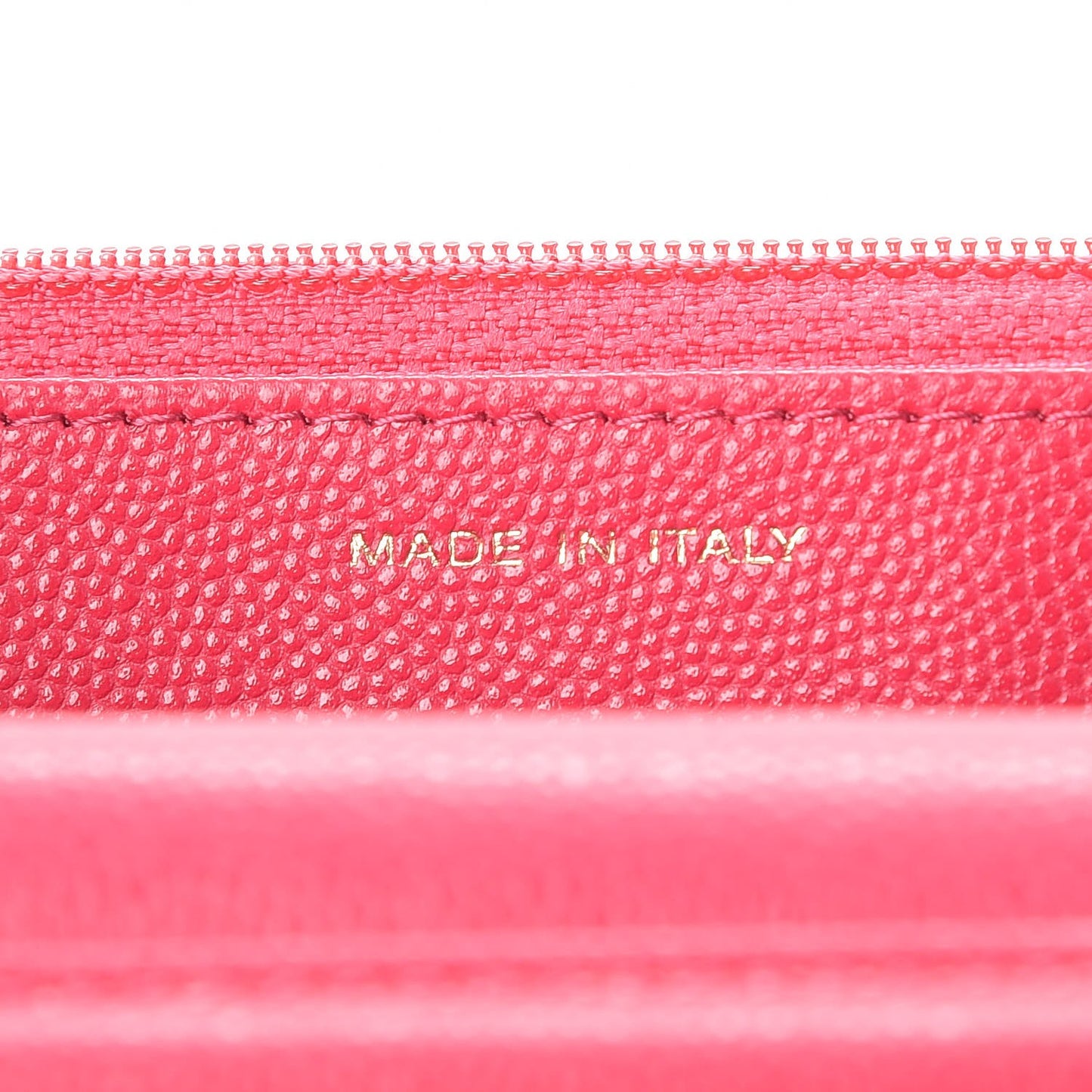 Caviar Camellia Embossed Wallet On Chain WOC Fuschia