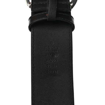 Gucci Moon Calfskin Nickel Double G 40mm Belt 90 36 Black 3 of 4