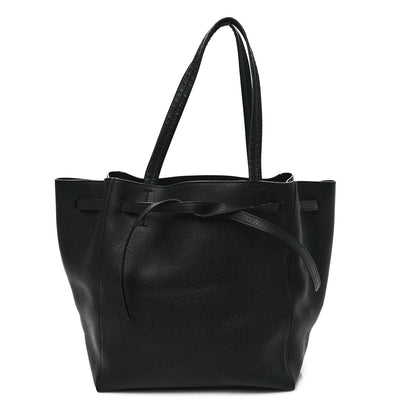 Celine Soft Grained Calfskin Medium Belt Cabas Phantom Black 1 of 13