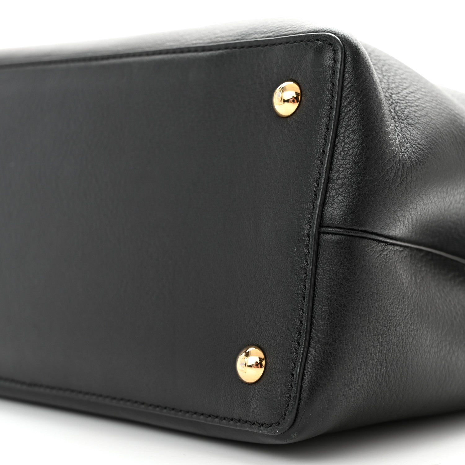 Fendi Vitello Elite Petite 2Jours Tote Black 9 of 11