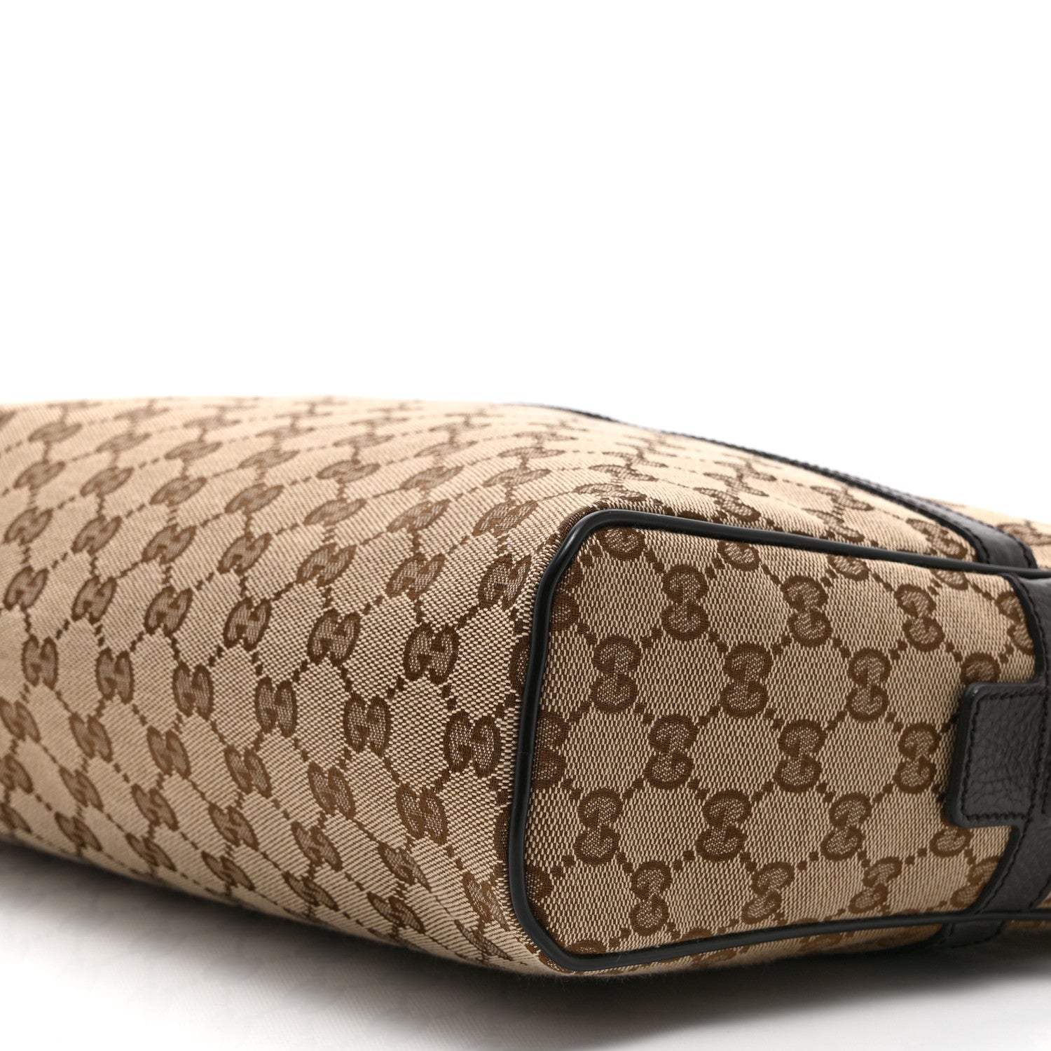 Gucci Monogram Dollar Calfskin Large Camera Case Beige Ebony Testa di Moro Marrone Scuro 11 of 11