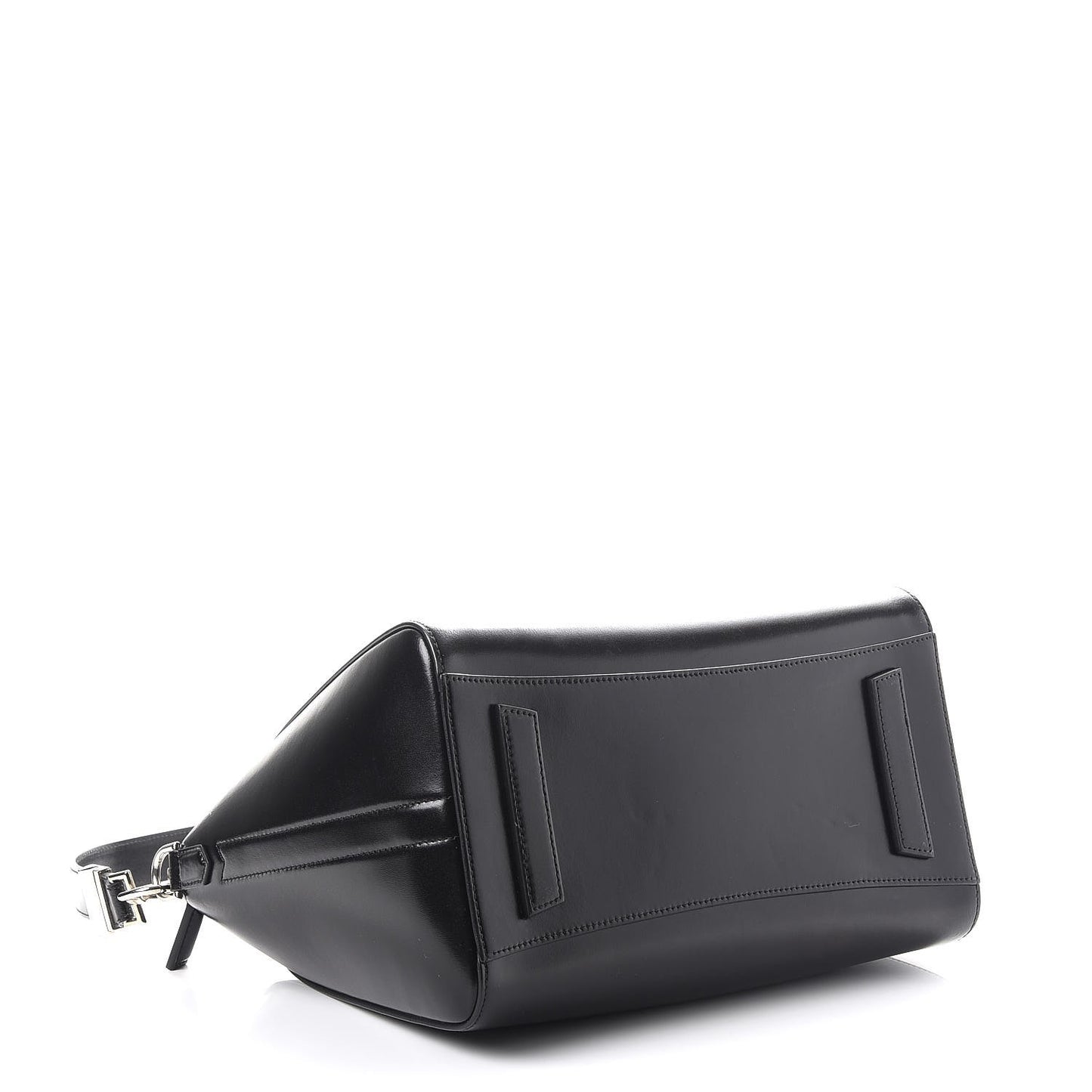 Shiny Lord Calfskin Medium Antigona Black