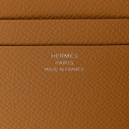 Hermes Epsom MC2 Euclide Card Holder Case Biscuit 12 of 13