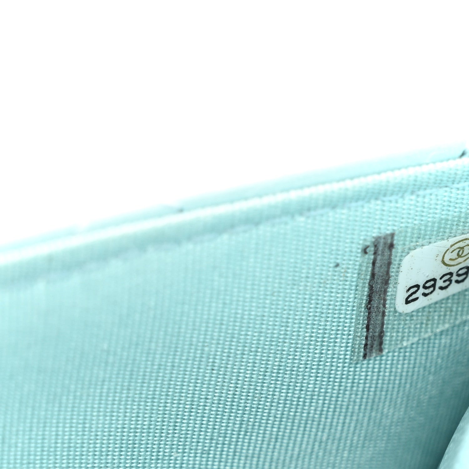 Chanel Lambskin Quilted Trendy CC Wallet On Chain WOC Light Blue 8 of 12