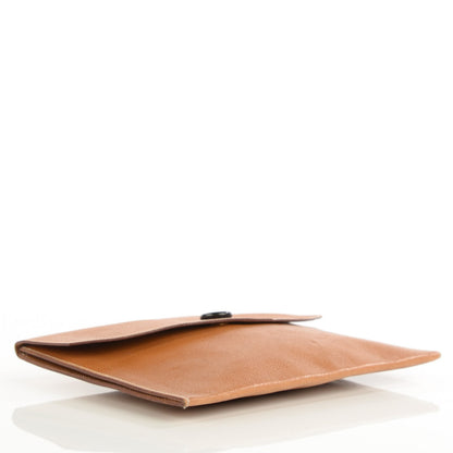 Hermes Courchevel Rio Clutch Gold 6 of 11