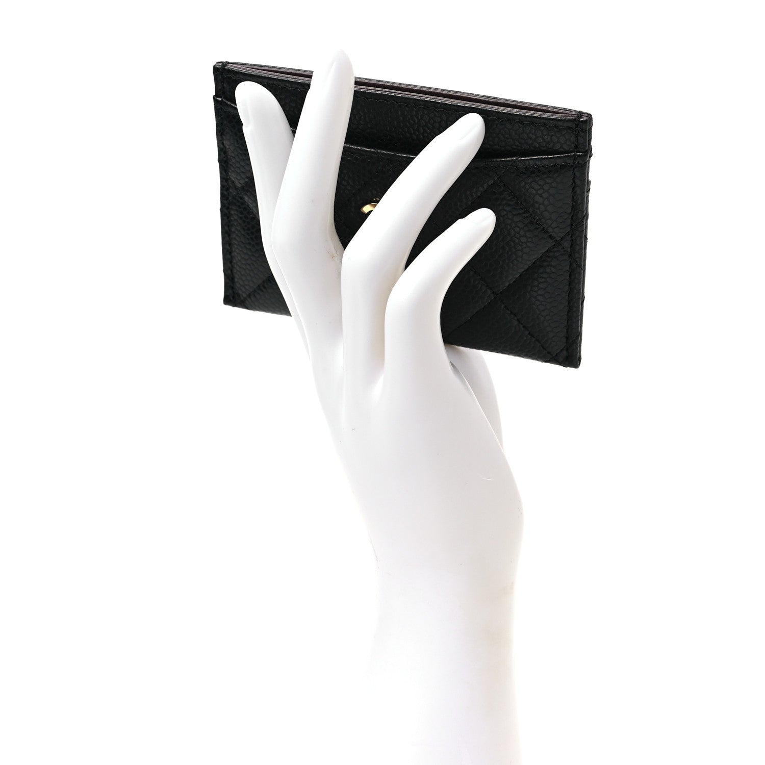 Chanel Caviar Quilted Card Holder Black 2 of 9