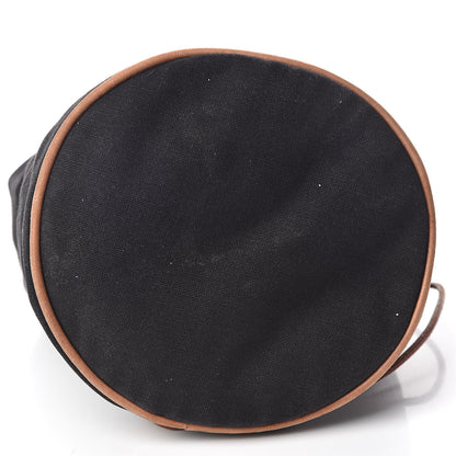 Hermes Toile Sac Polochon Black 11 of 12