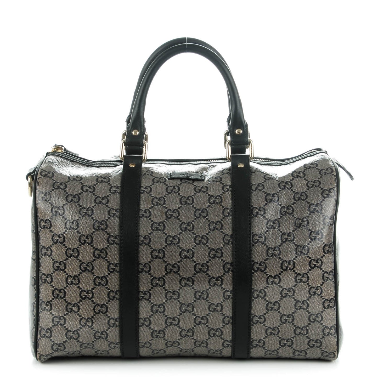 Crystal Monogram Medium Joy Boston Black