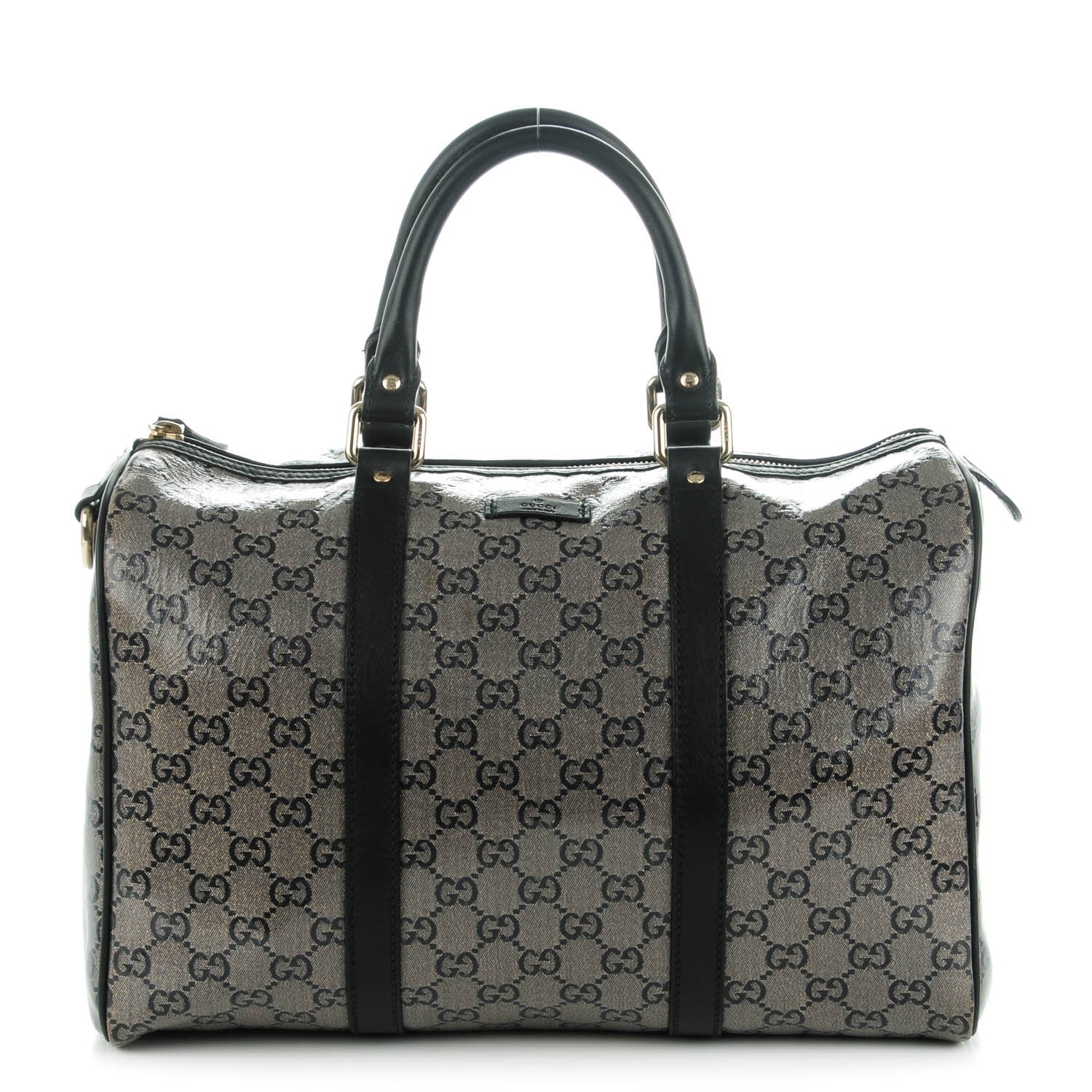 Gucci Crystal Monogram Medium Joy Boston Black 1 of 7