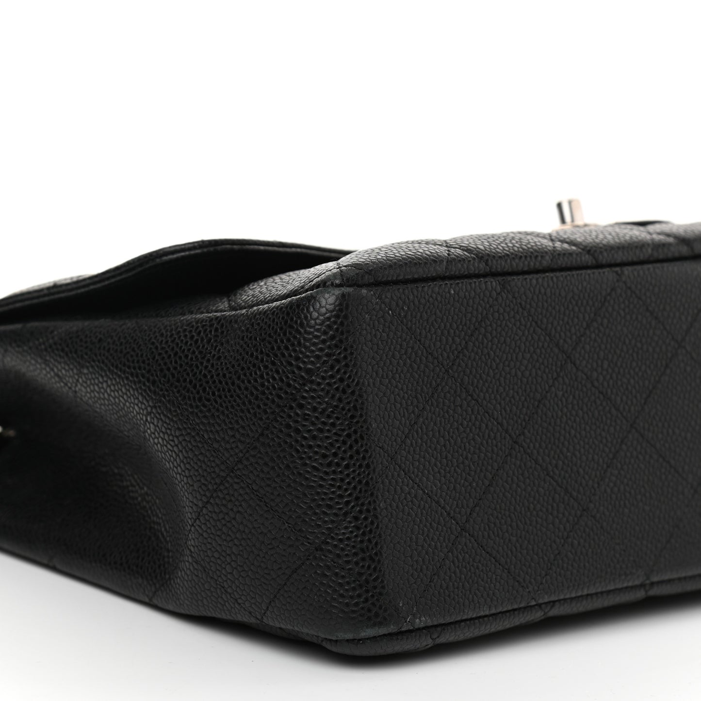 Caviar Quilted Jumbo Single Flap Black