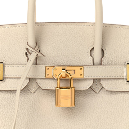 Hermes Togo Birkin 25 Craie 8 of 11