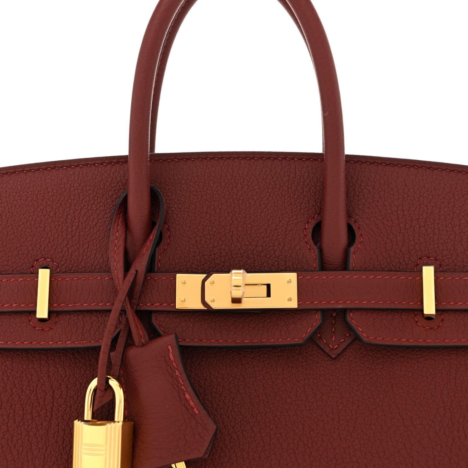 Hermes Togo Birkin 25 Rouge H 7 of 10