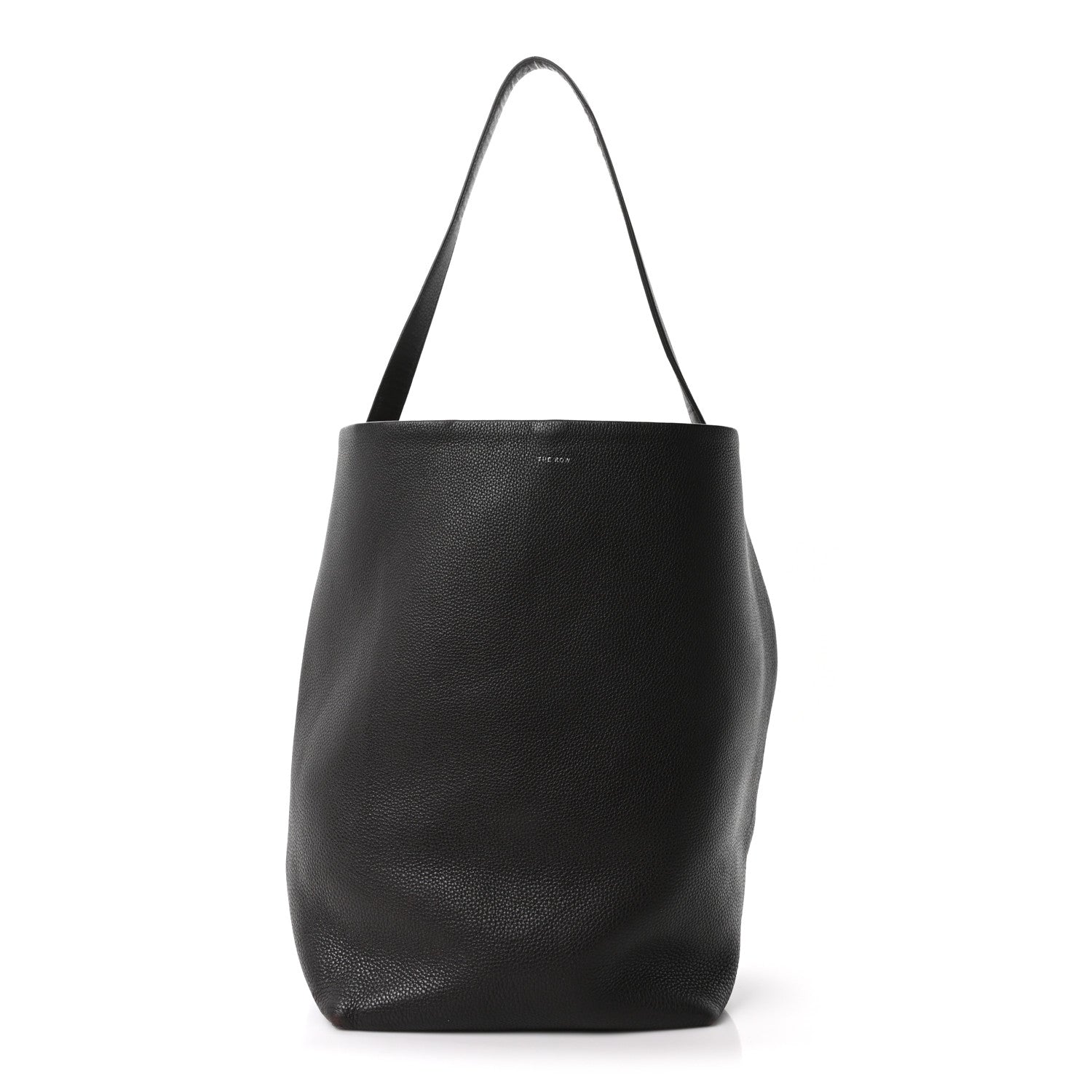The Row Grained Calfskin Large N/S Park Tote Brown 1 of 10