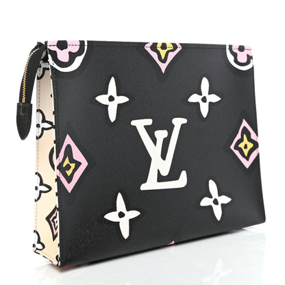 Louis Vuitton Monogram Giant Wild At Heart Toiletry Pouch 26 Black 2 of 4