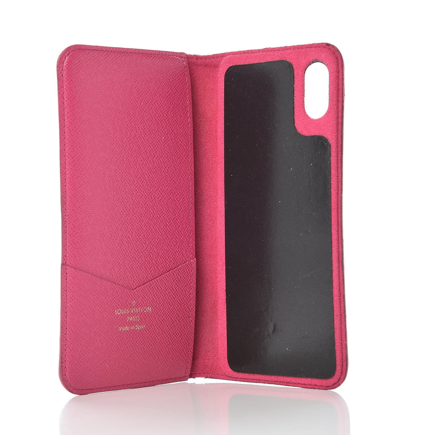 Monogram iPhone XS Max Folio Case Rose Pop