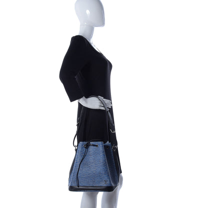 Louis Vuitton Epi Petit Noe NM Denim Light 2 of 8
