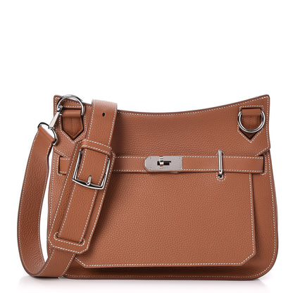 Hermes Taurillon Clemence Jypsiere 31 Gold 1 of 8