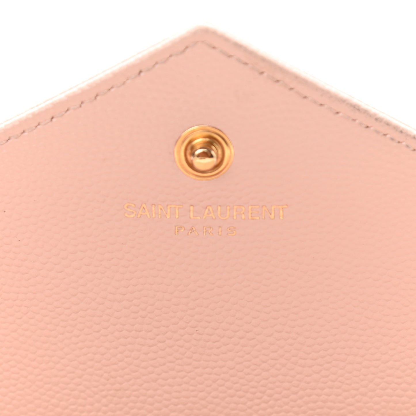 Grain De Poudre Matelasse Chevron Monogram Chain Wallet Pale Pink