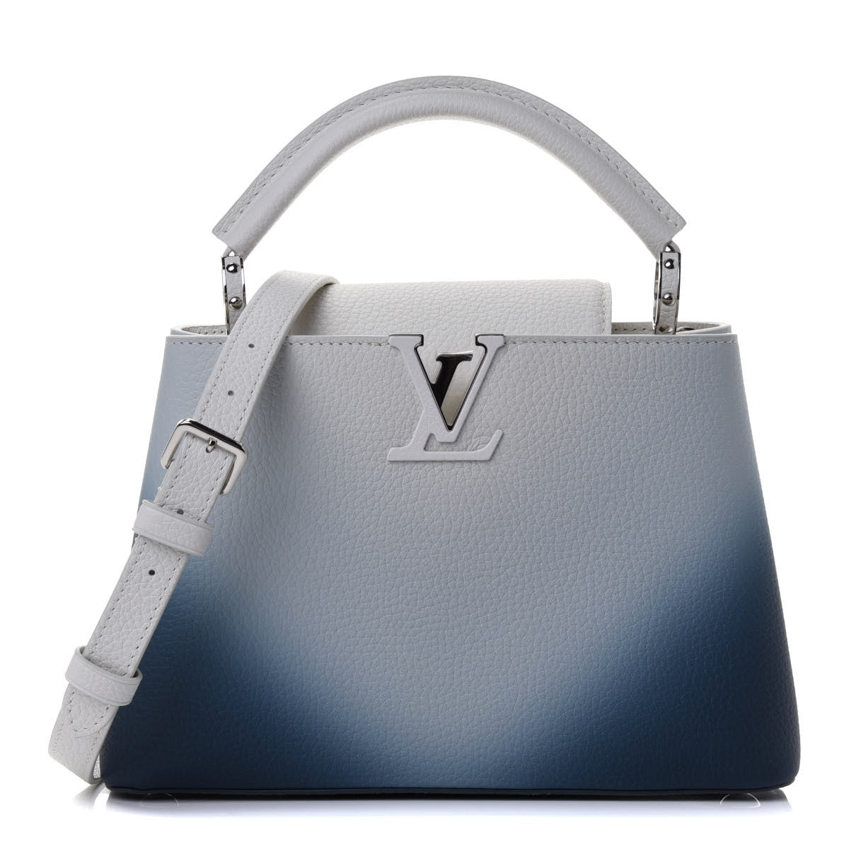 Louis Vuitton Taurillon Gradient Capucines BB Denim Blue 1 of 4