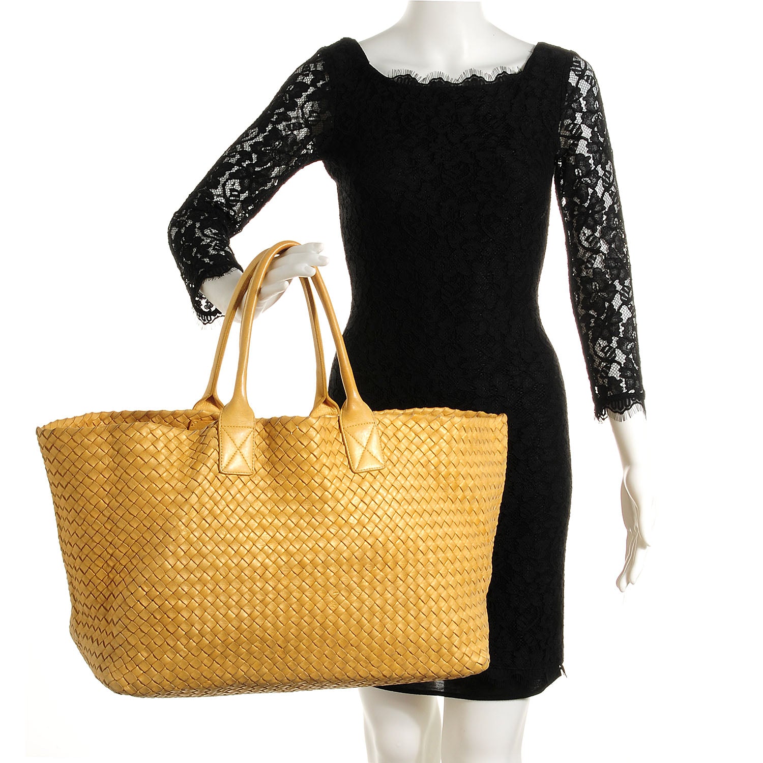 Bottega Veneta Nappa Intrecciato Large Cabat Gold 2 of 6