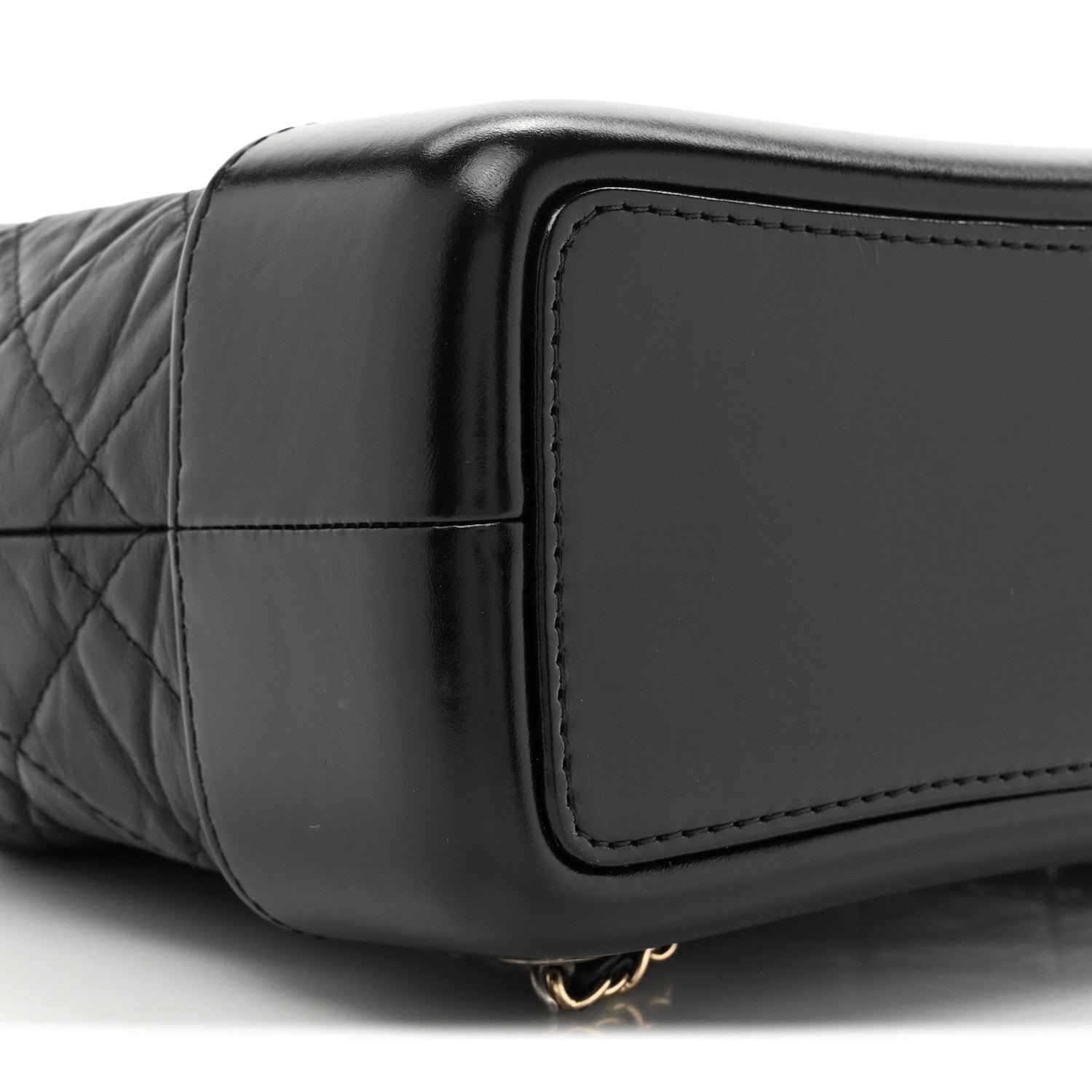 Chanel Aged Calfskin Quilted Small Gabrielle Backpack Black 10 of 11