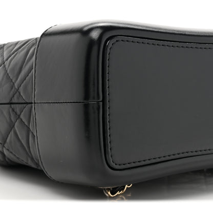 Chanel Aged Calfskin Quilted Small Gabrielle Backpack Black 10 of 11