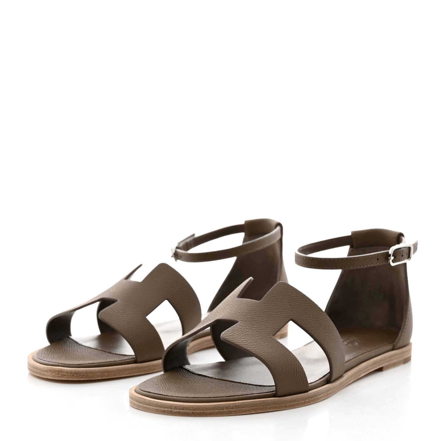 Epsom Santorini Sandals 37 Etoupe