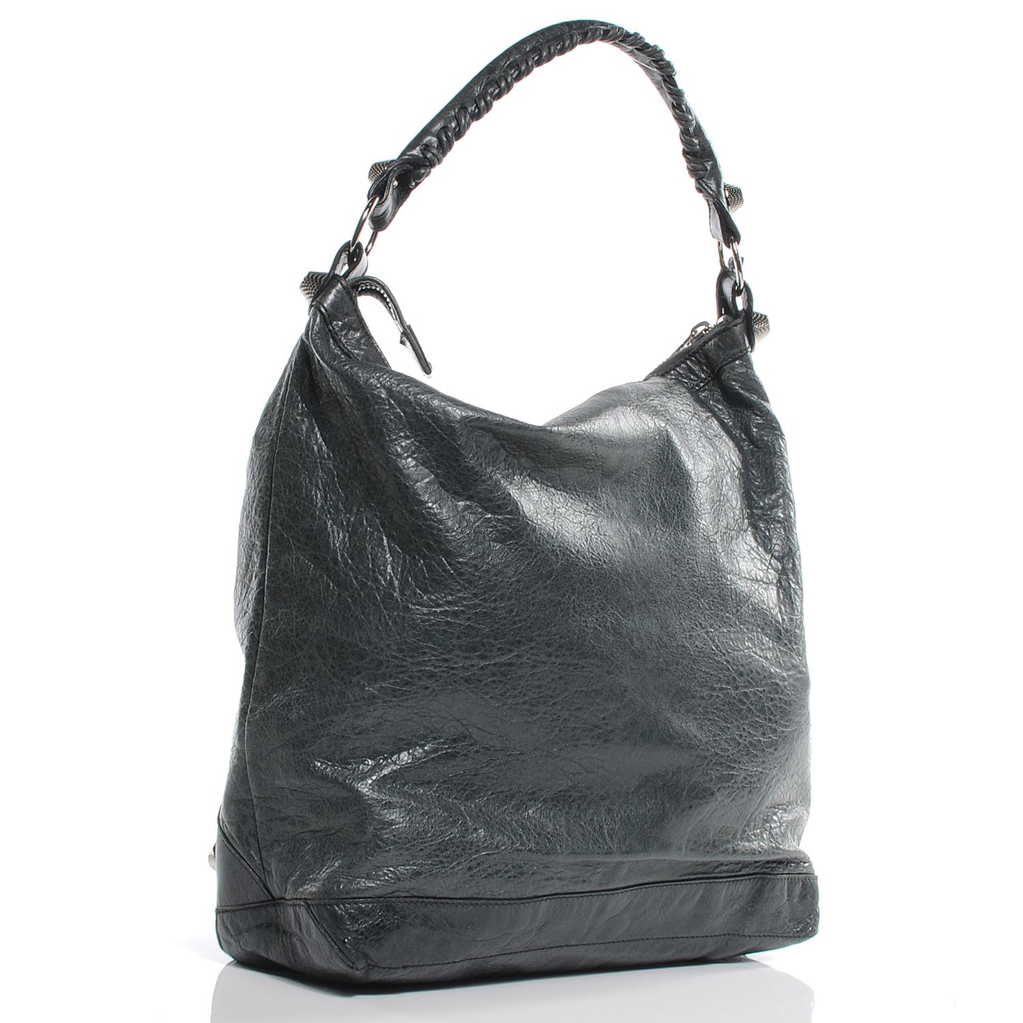 Chevre Giant 21 Silver Hardware Day Hobo Plomb